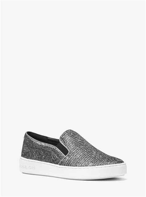 women's michael michael kors keaton slip-on shoes|Michael Kors chain mesh keaton.